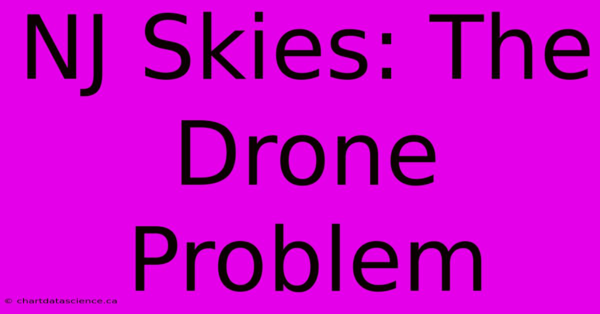 NJ Skies: The Drone Problem