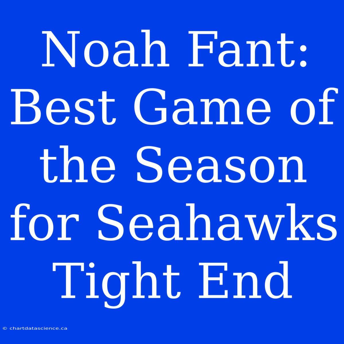 Noah Fant: Best Game Of The Season For Seahawks Tight End