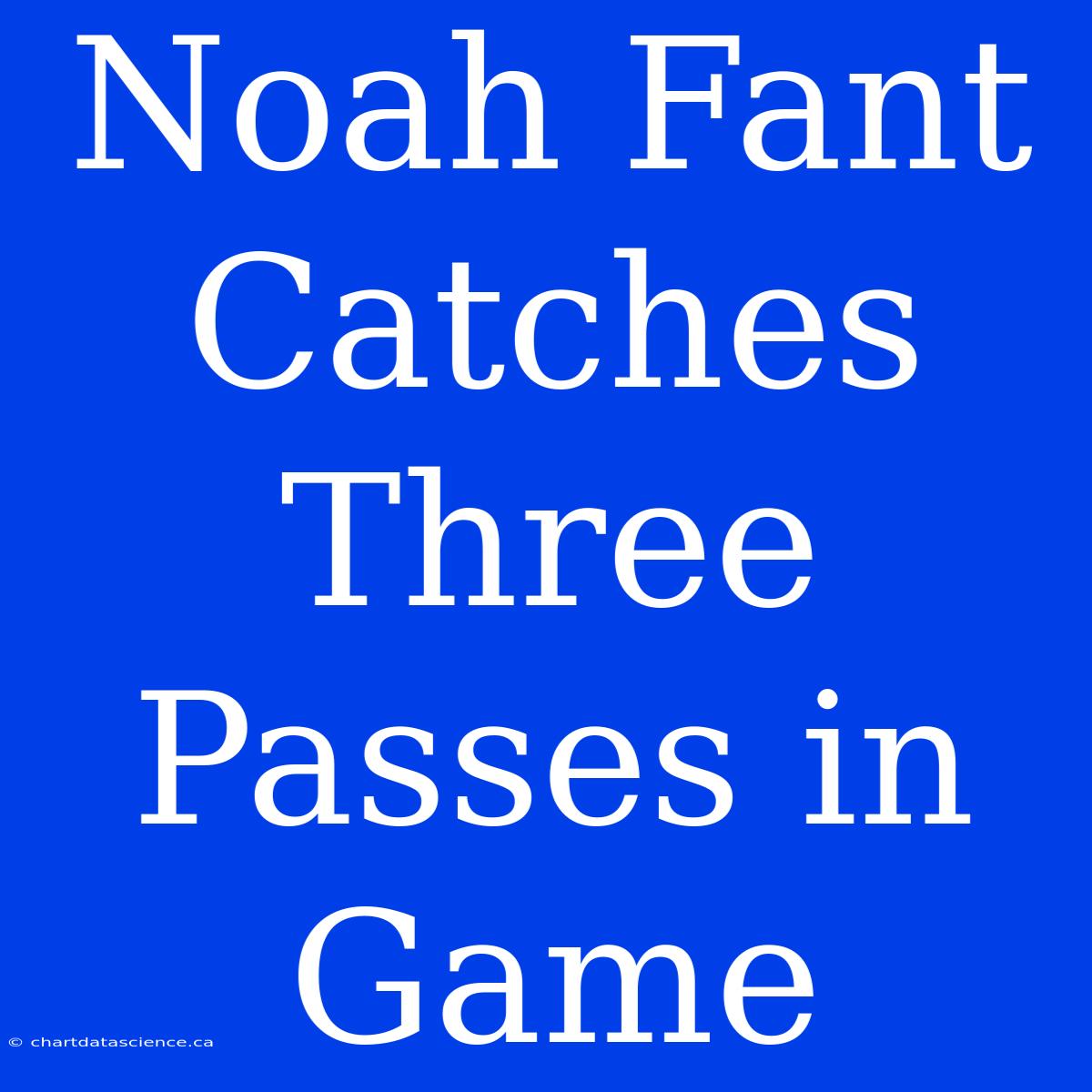 Noah Fant Catches Three Passes In Game