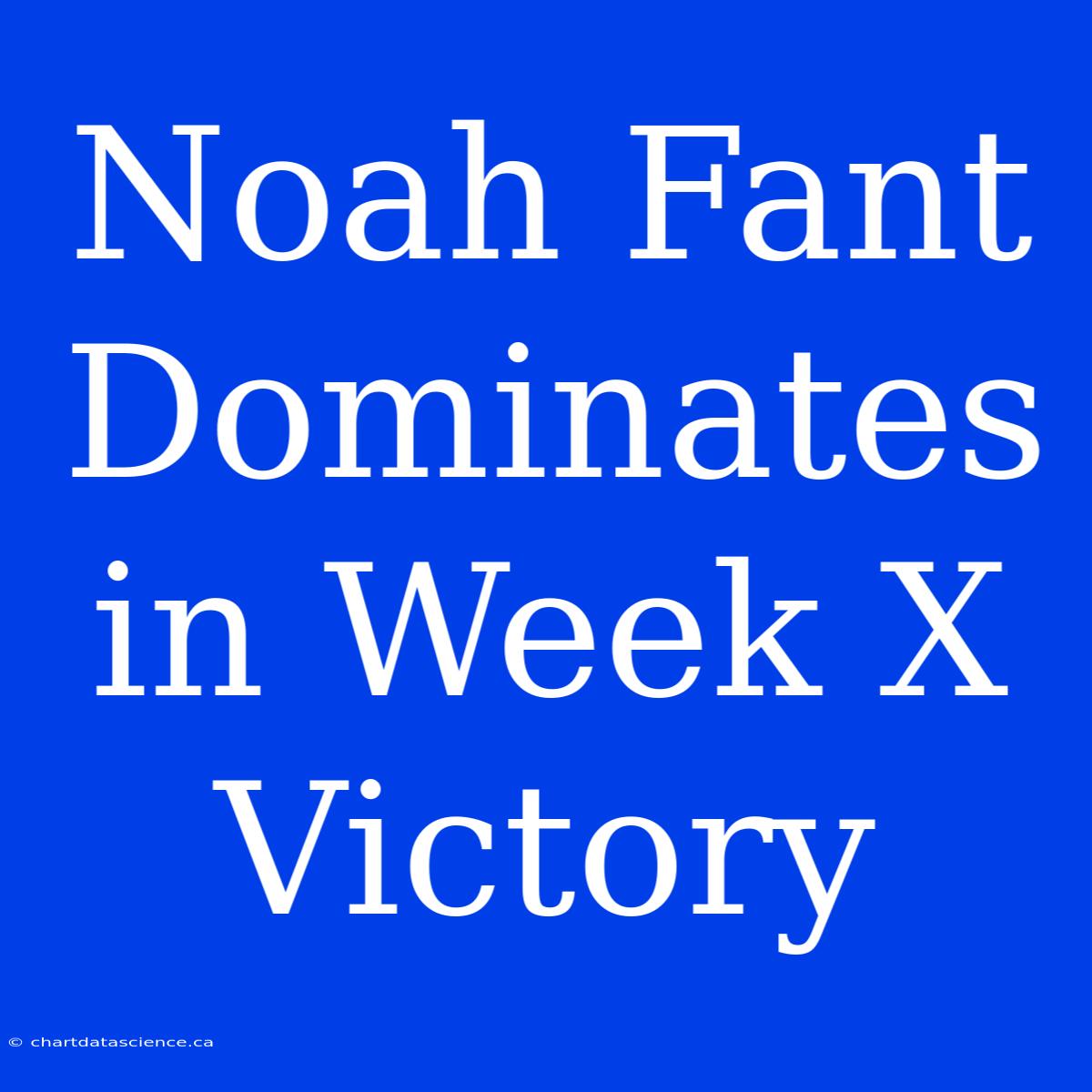 Noah Fant Dominates In Week X Victory