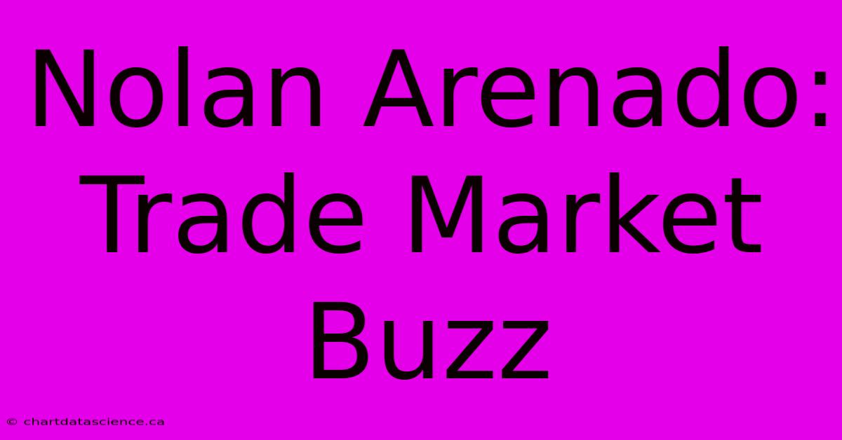 Nolan Arenado: Trade Market Buzz