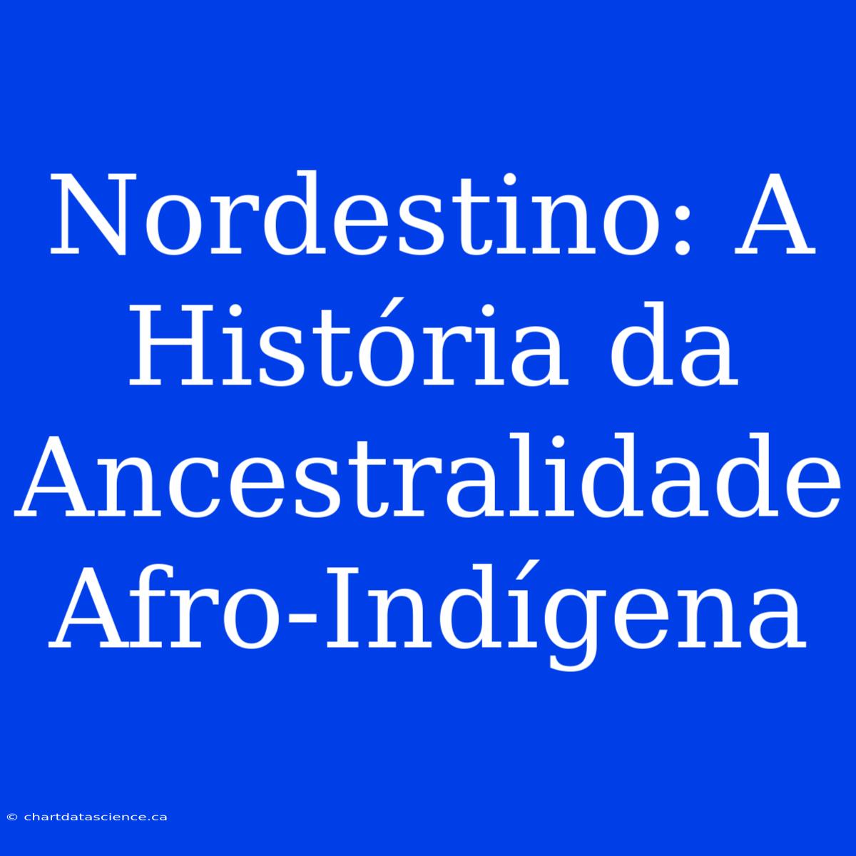 Nordestino: A História Da Ancestralidade Afro-Indígena