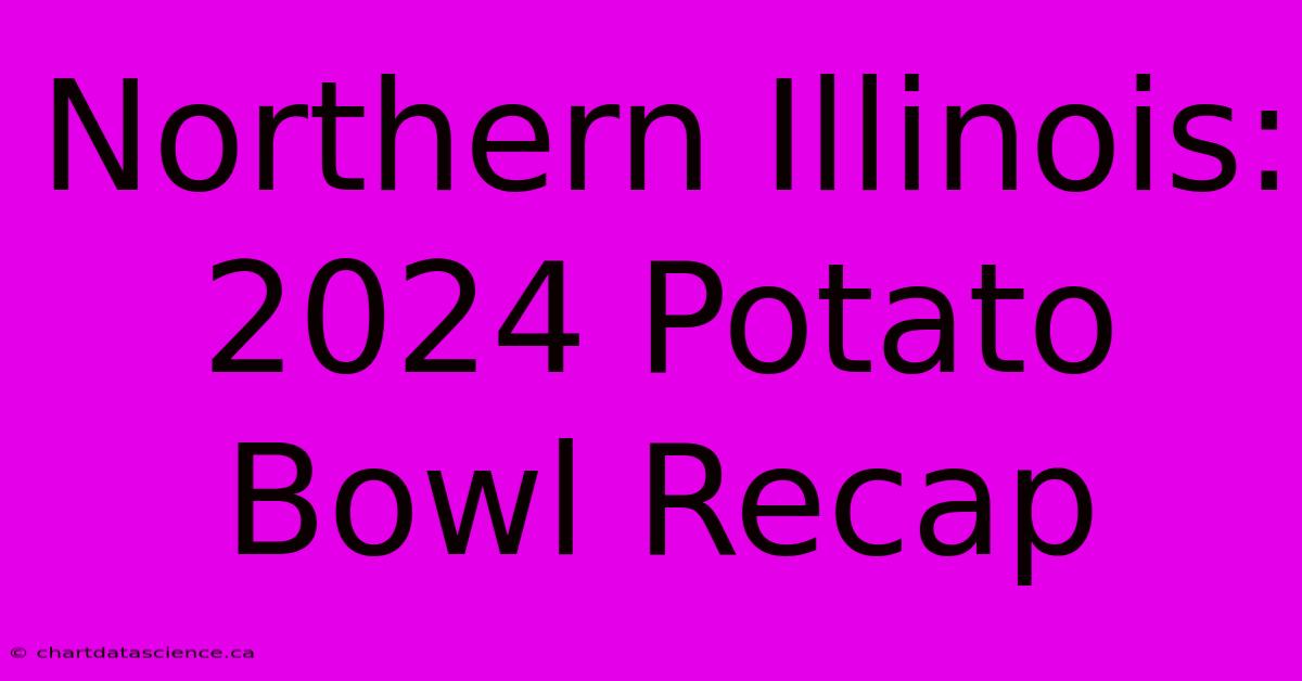 Northern Illinois: 2024 Potato Bowl Recap