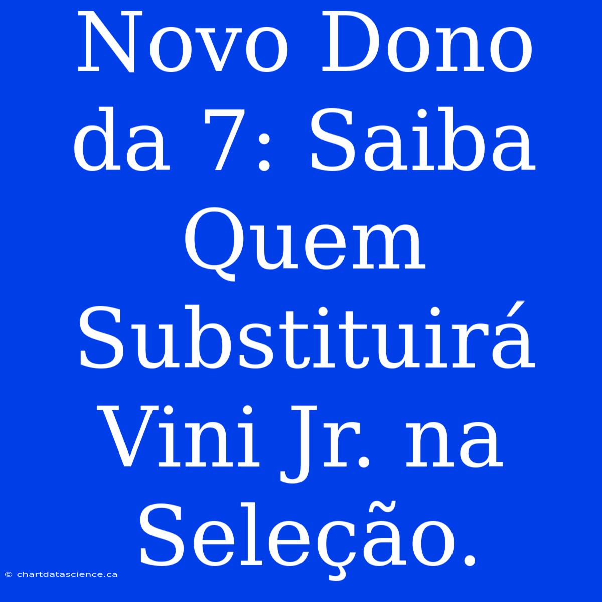 Novo Dono Da 7: Saiba Quem Substituirá Vini Jr. Na Seleção.