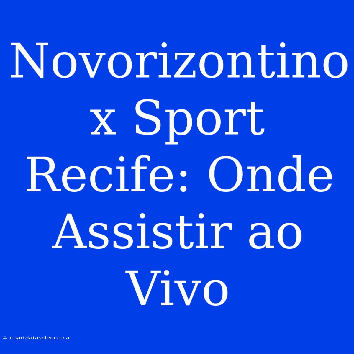 Novorizontino X Sport Recife: Onde Assistir Ao Vivo