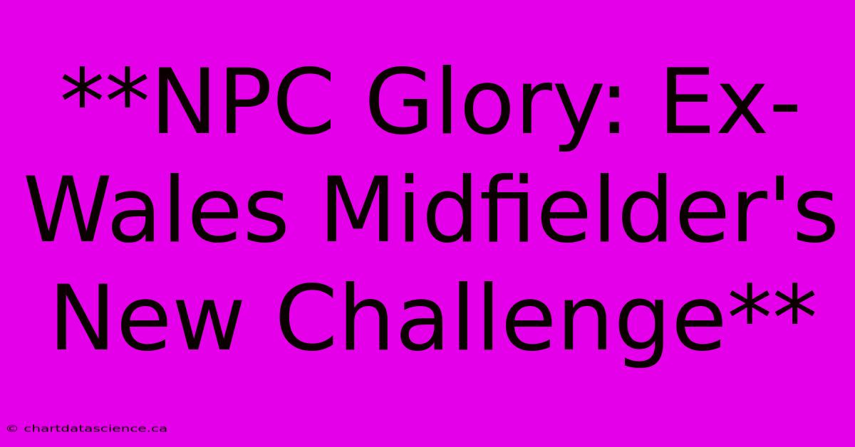 **NPC Glory: Ex-Wales Midfielder's New Challenge**