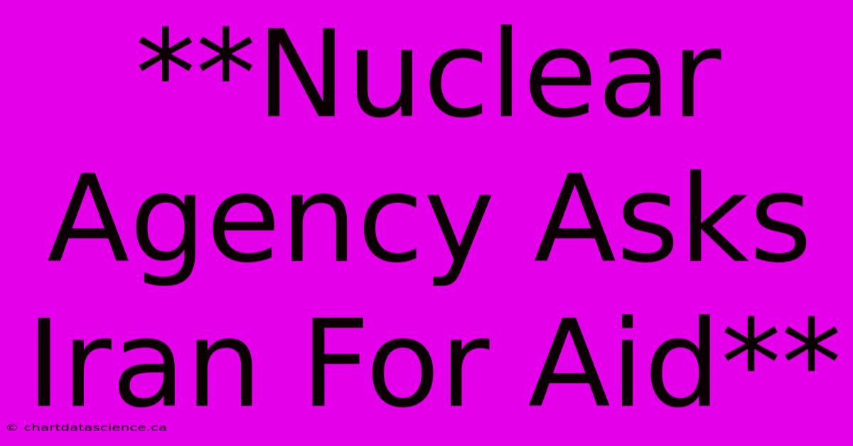 **Nuclear Agency Asks Iran For Aid**