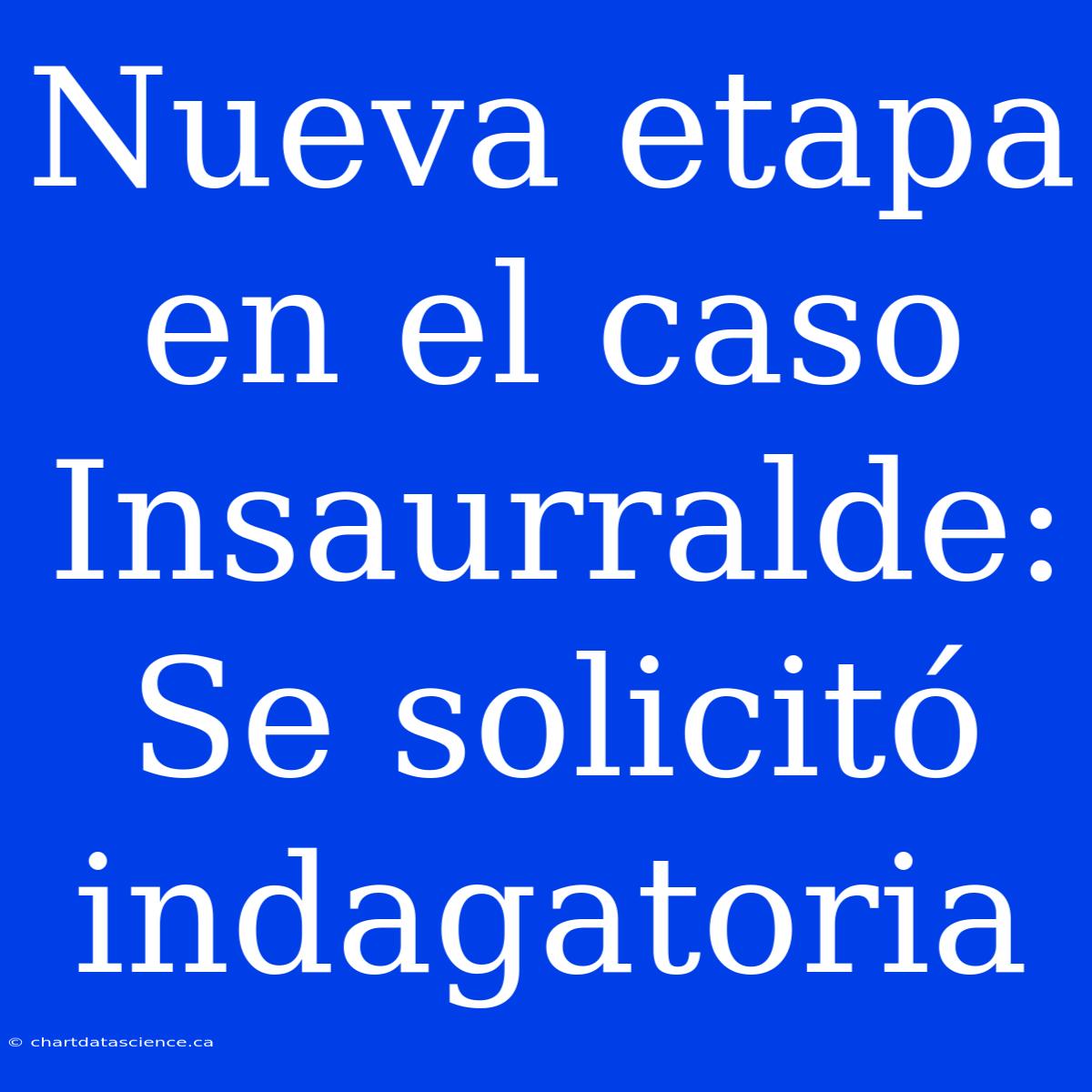 Nueva Etapa En El Caso Insaurralde: Se Solicitó Indagatoria