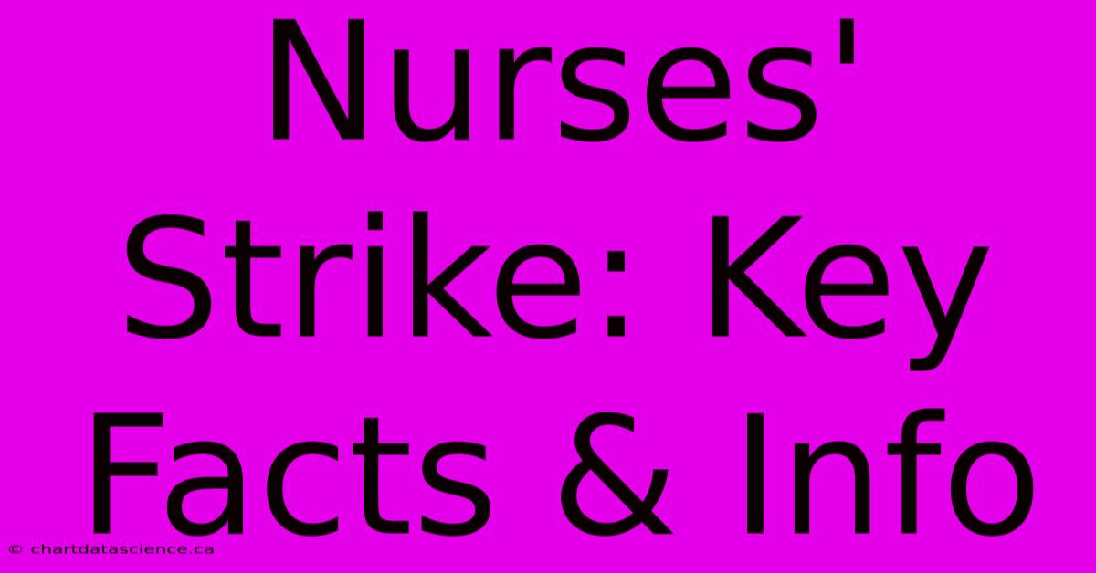 Nurses' Strike: Key Facts & Info