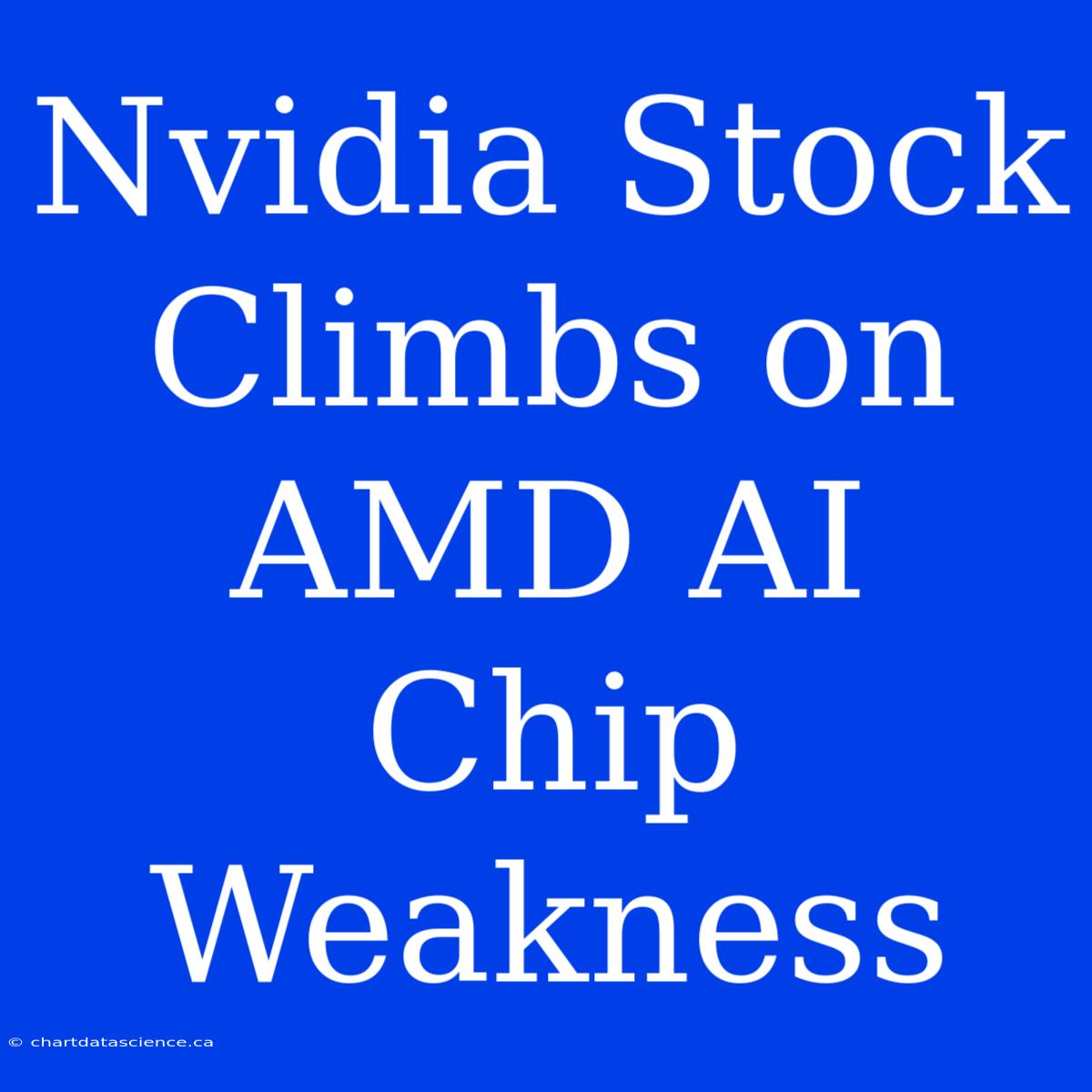 Nvidia Stock Climbs On AMD AI Chip Weakness