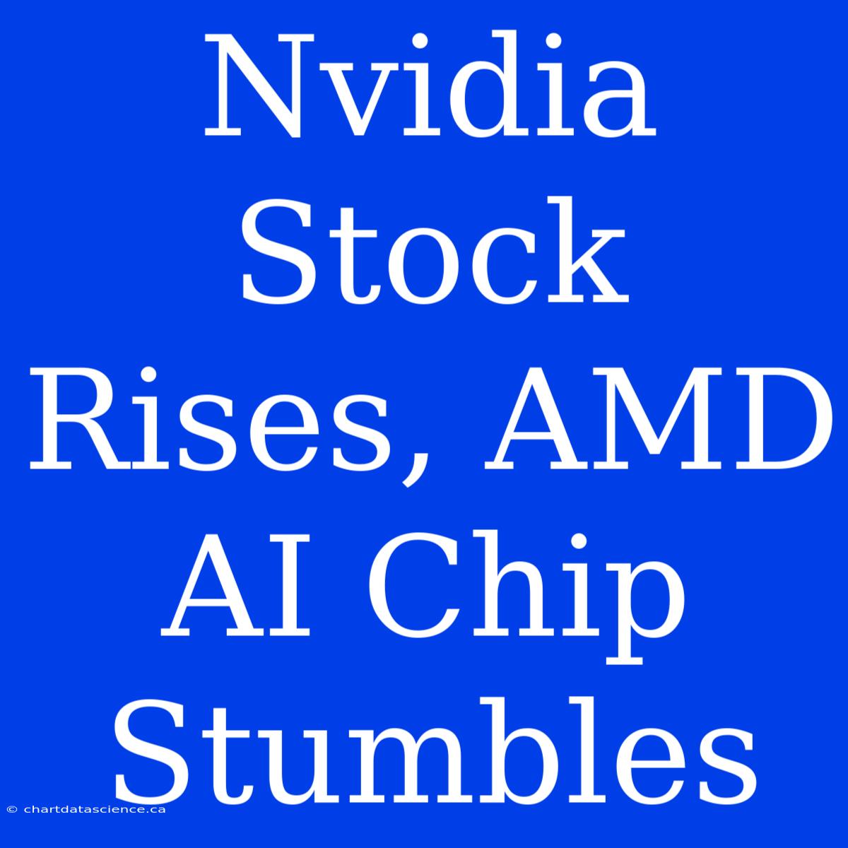 Nvidia Stock Rises, AMD AI Chip Stumbles