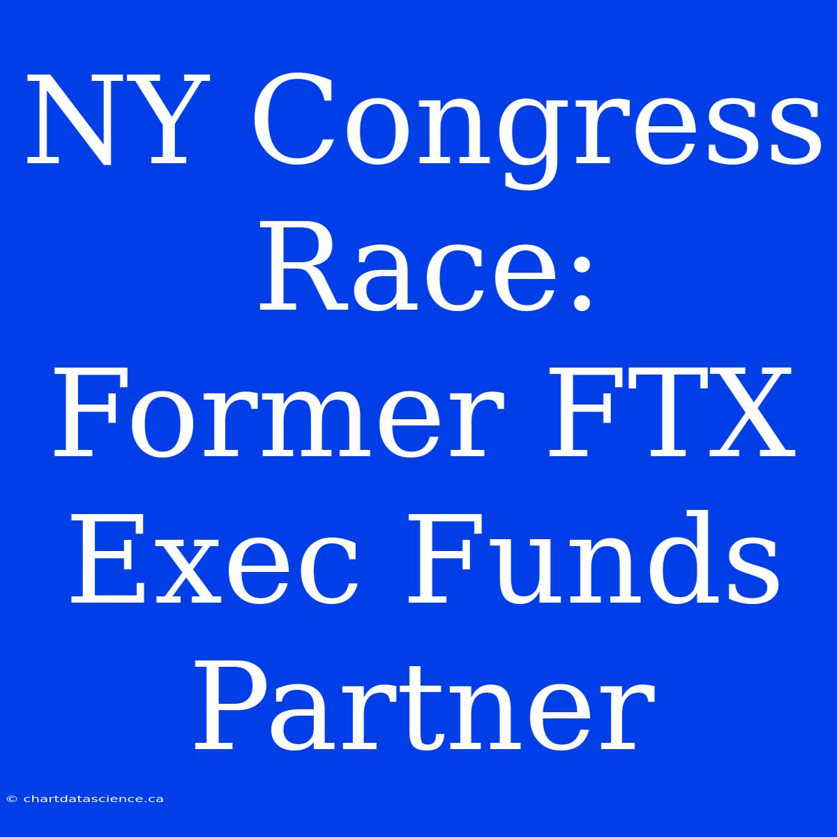 NY Congress Race: Former FTX Exec Funds Partner