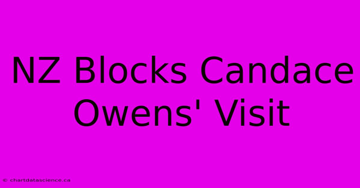 NZ Blocks Candace Owens' Visit