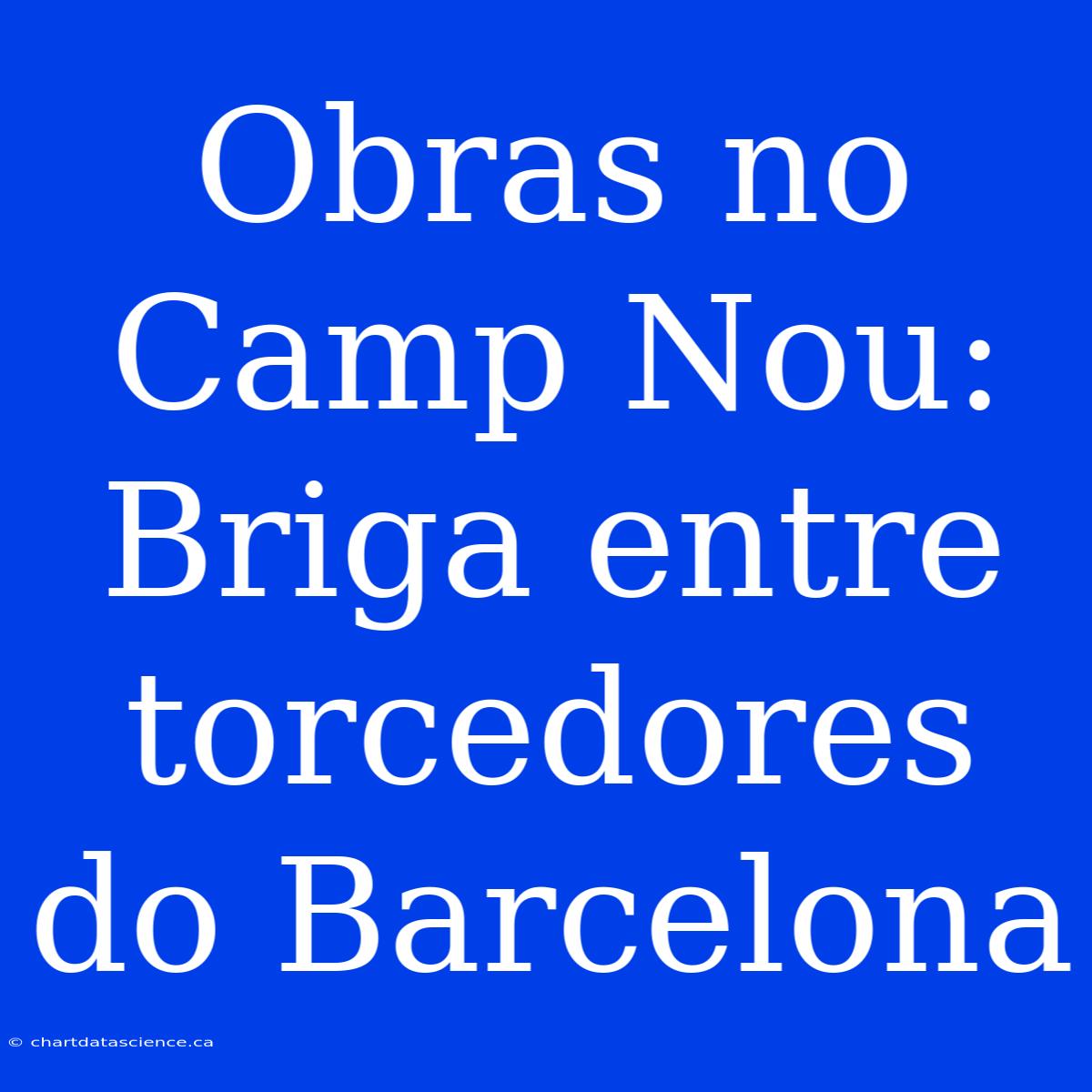 Obras No Camp Nou: Briga Entre Torcedores Do Barcelona