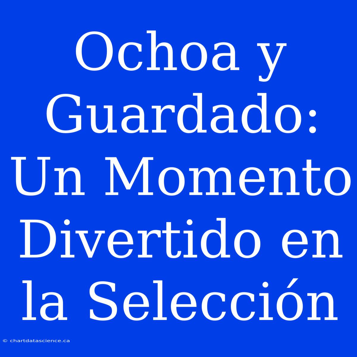 Ochoa Y Guardado: Un Momento Divertido En La Selección