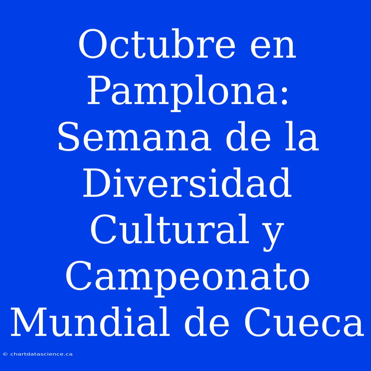 Octubre En Pamplona: Semana De La Diversidad Cultural Y Campeonato Mundial De Cueca