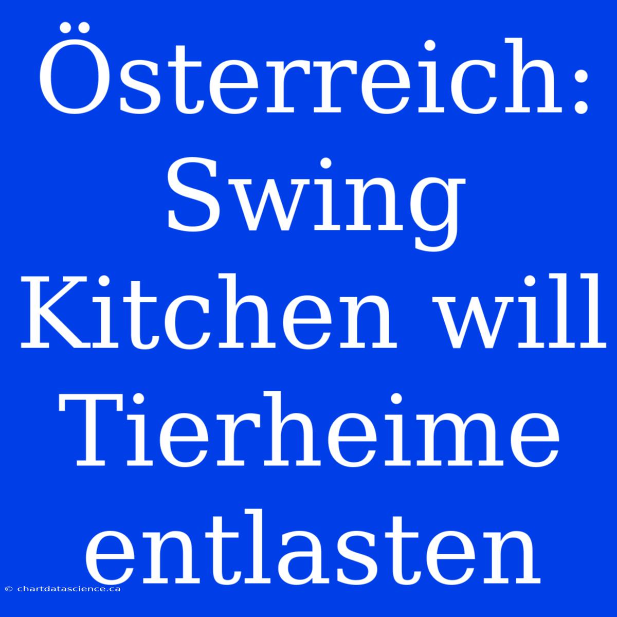 Österreich: Swing Kitchen Will Tierheime Entlasten