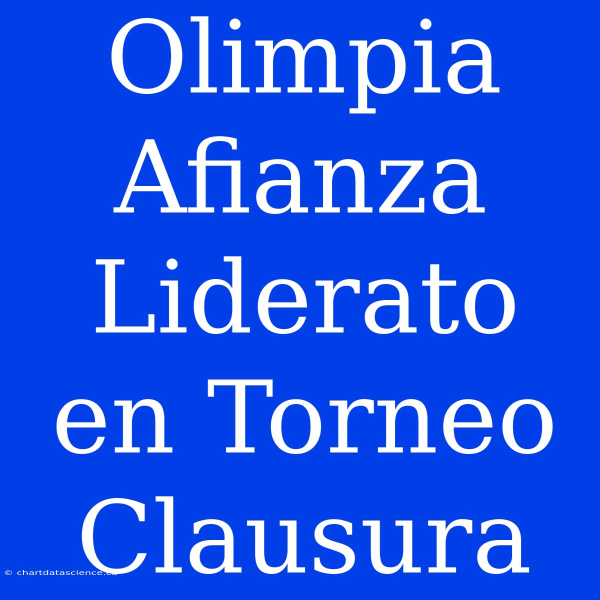 Olimpia Afianza Liderato En Torneo Clausura