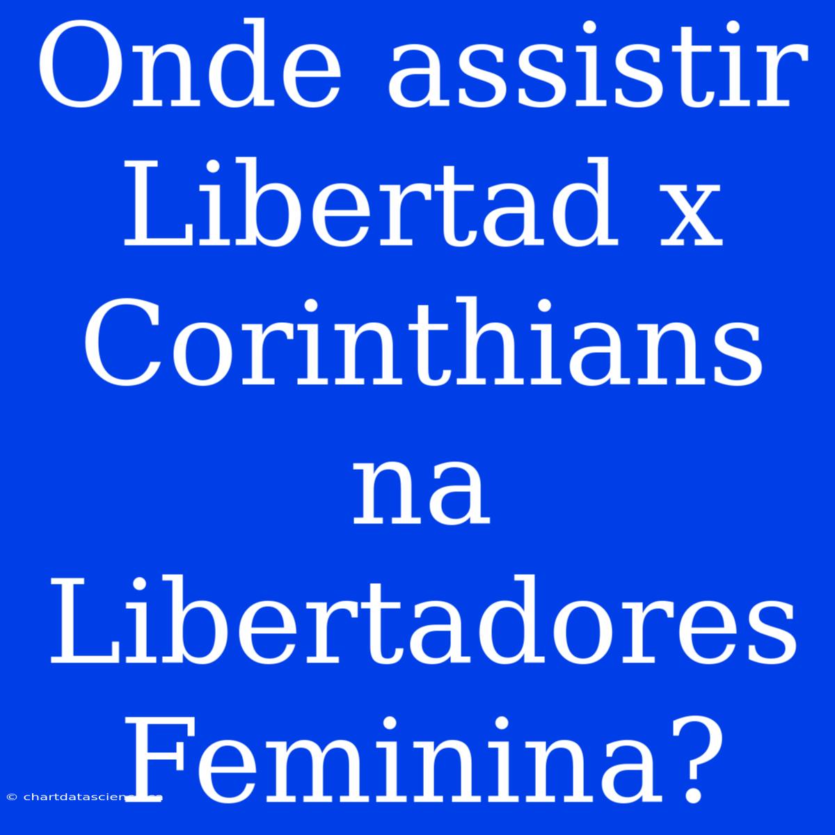 Onde Assistir Libertad X Corinthians Na Libertadores Feminina?