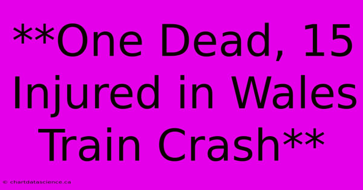 **One Dead, 15 Injured In Wales Train Crash** 