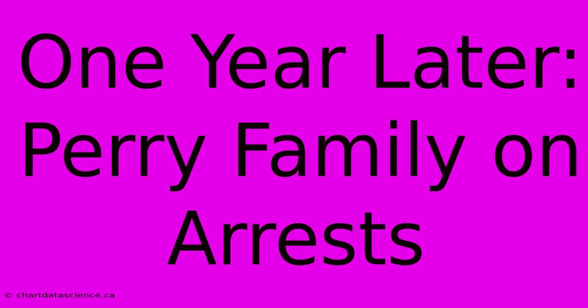 One Year Later: Perry Family On Arrests