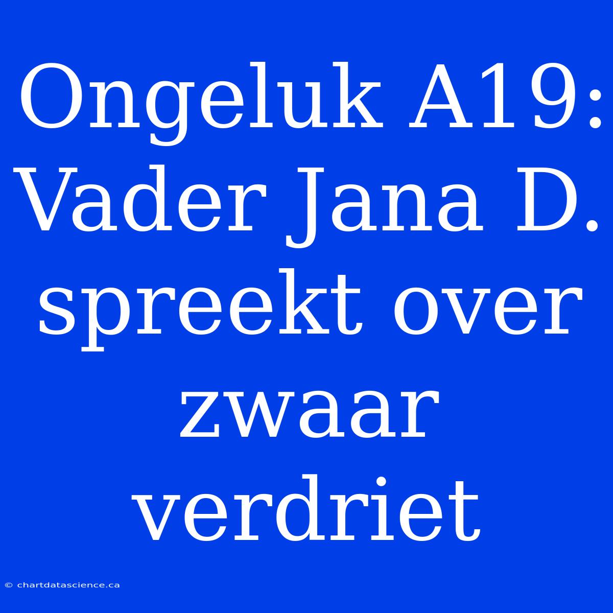 Ongeluk A19: Vader Jana D. Spreekt Over Zwaar Verdriet