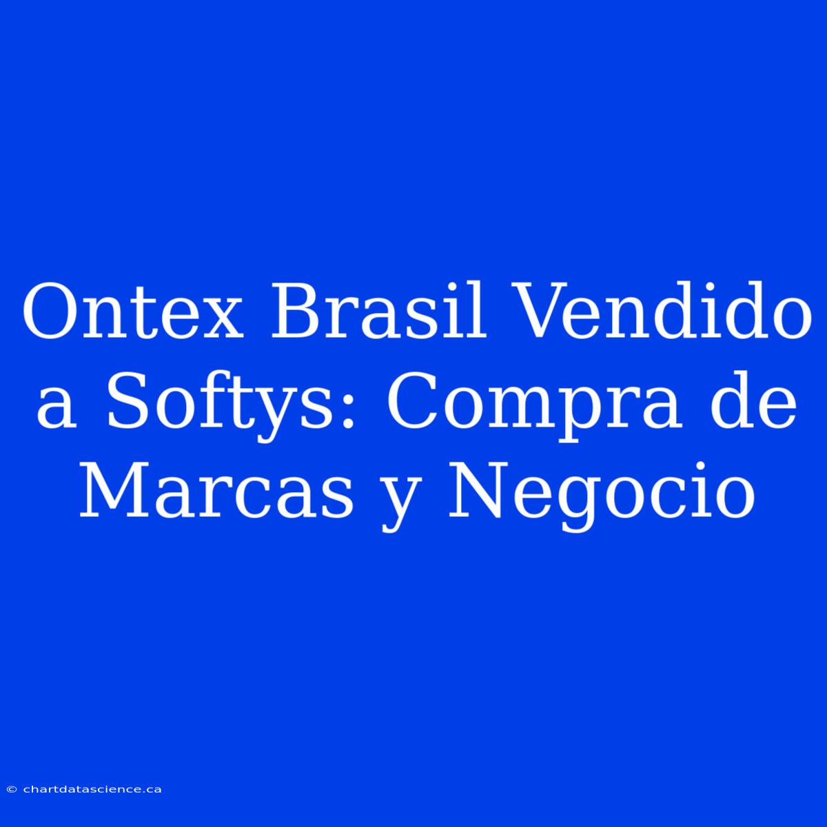 Ontex Brasil Vendido A Softys: Compra De Marcas Y Negocio