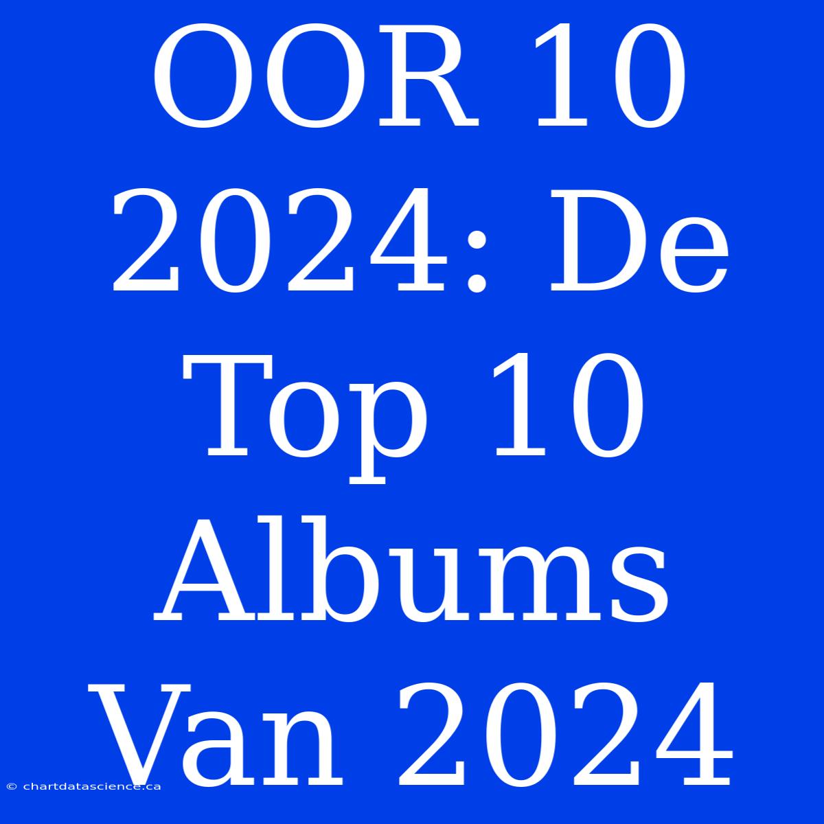 OOR 10 2024: De Top 10 Albums Van 2024