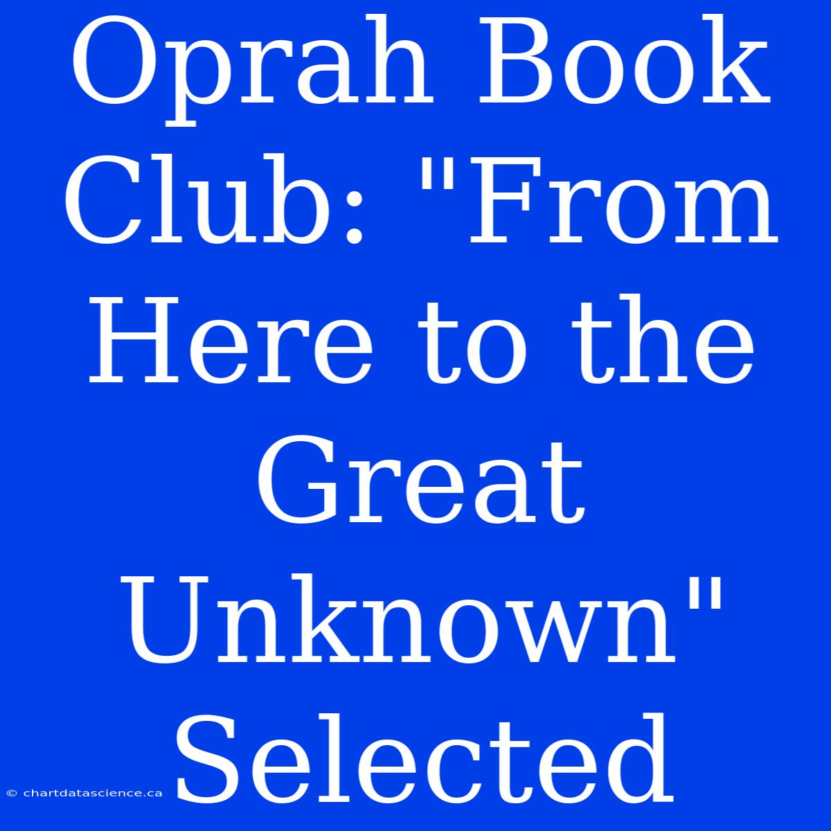 Oprah Book Club: 