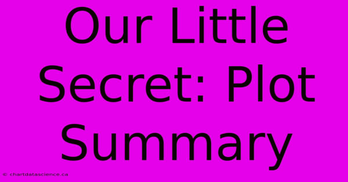 Our Little Secret: Plot Summary