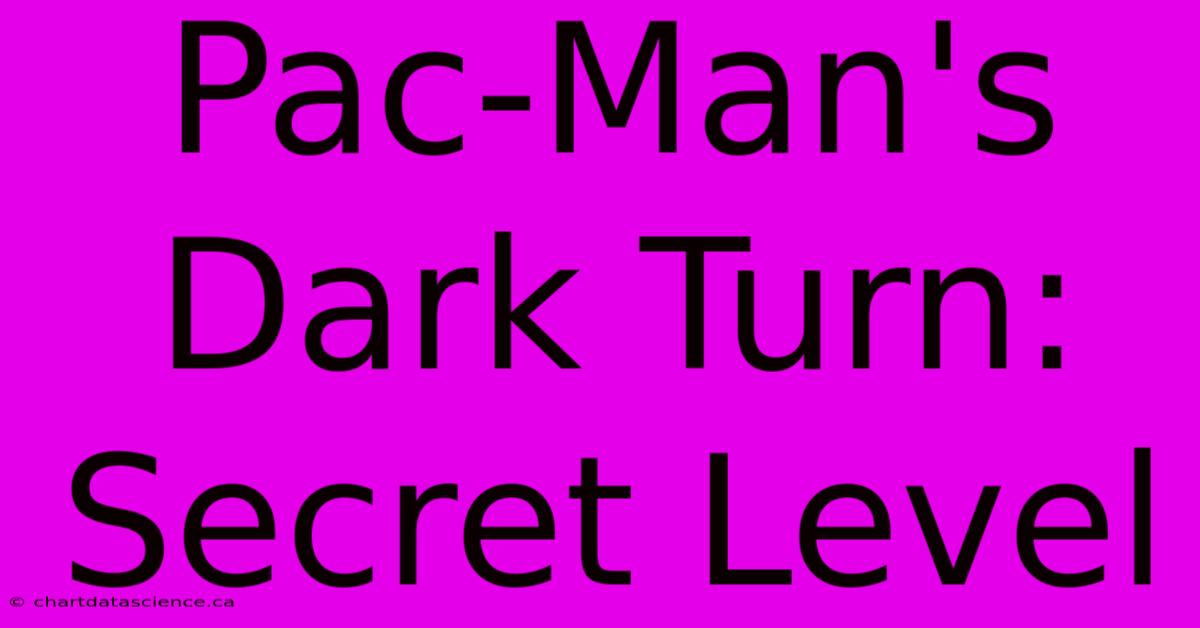 Pac-Man's Dark Turn: Secret Level