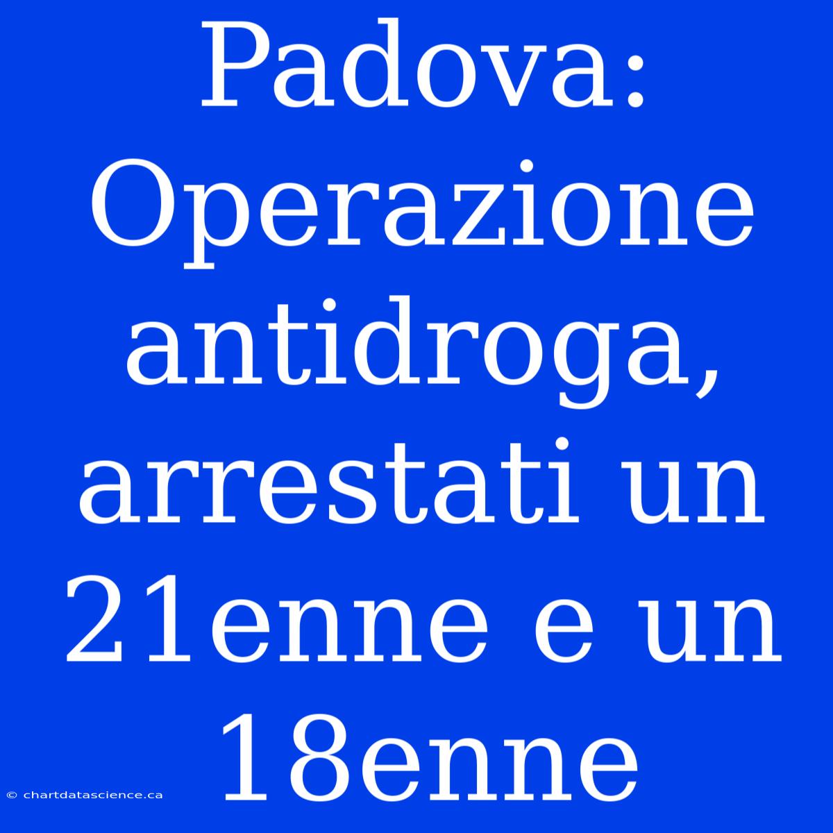 Padova: Operazione Antidroga, Arrestati Un 21enne E Un 18enne