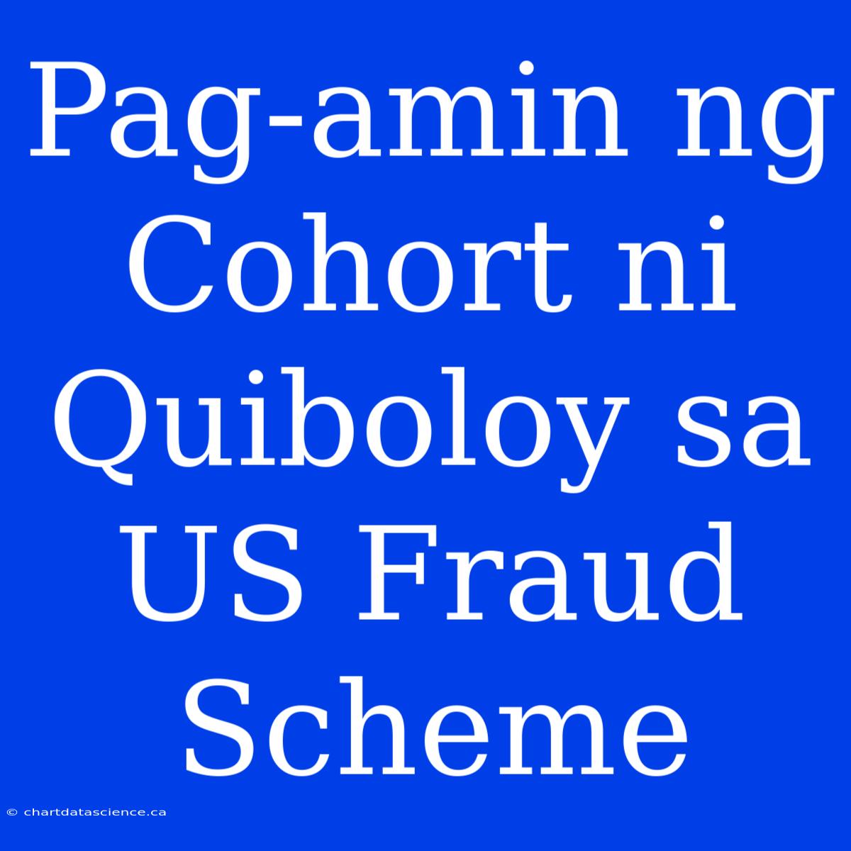 Pag-amin Ng Cohort Ni Quiboloy Sa US Fraud Scheme