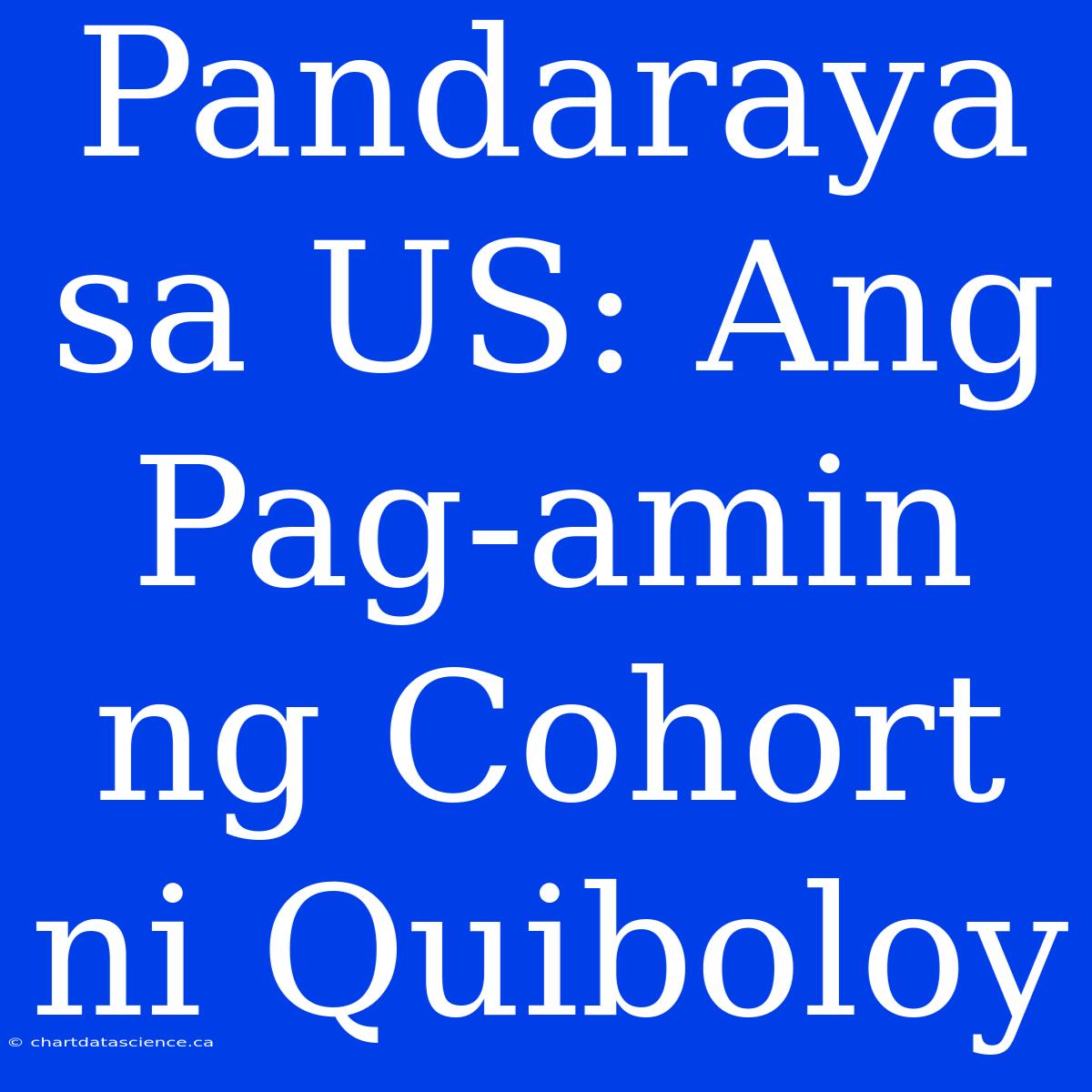 Pandaraya Sa US: Ang Pag-amin Ng Cohort Ni Quiboloy