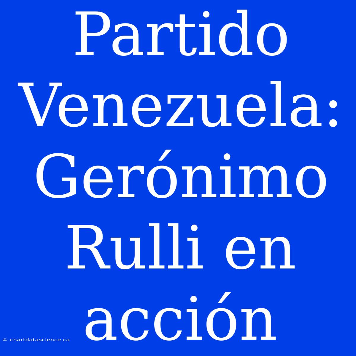 Partido Venezuela: Gerónimo Rulli En Acción