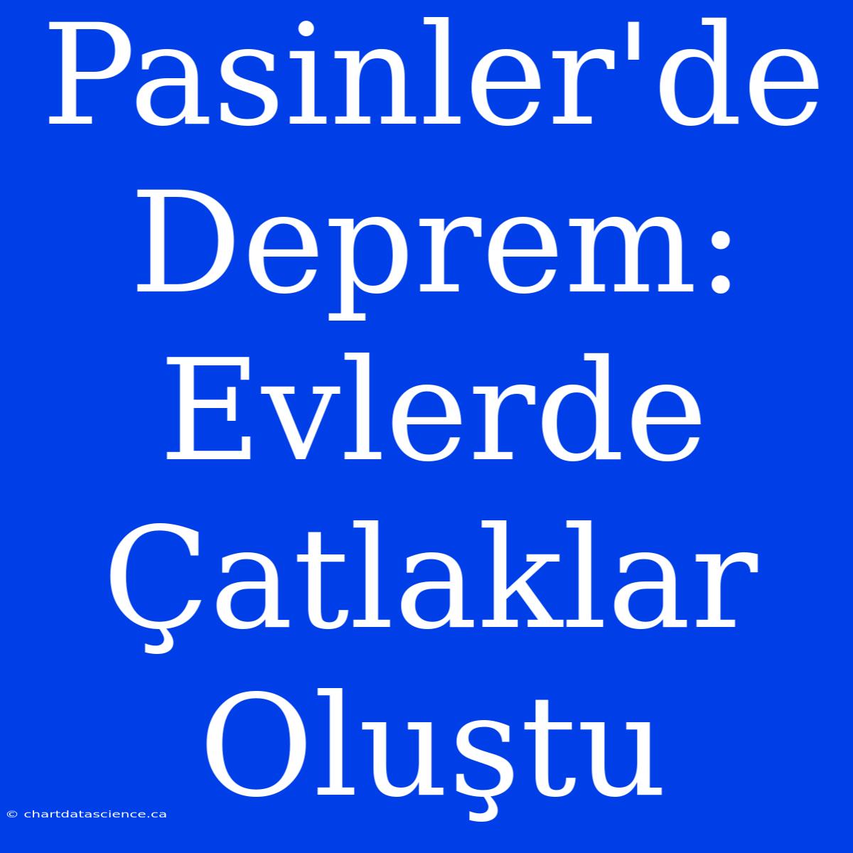 Pasinler'de Deprem: Evlerde Çatlaklar Oluştu