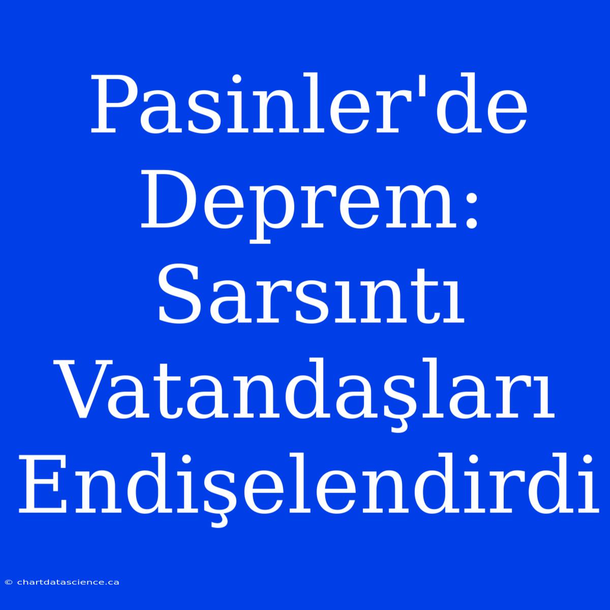 Pasinler'de Deprem: Sarsıntı Vatandaşları Endişelendirdi