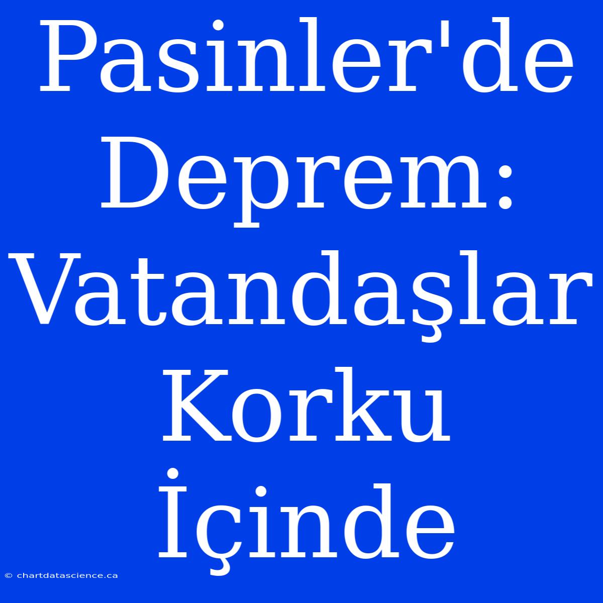 Pasinler'de Deprem: Vatandaşlar Korku İçinde