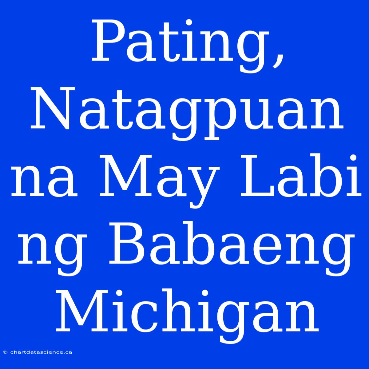 Pating, Natagpuan Na May Labi Ng Babaeng Michigan