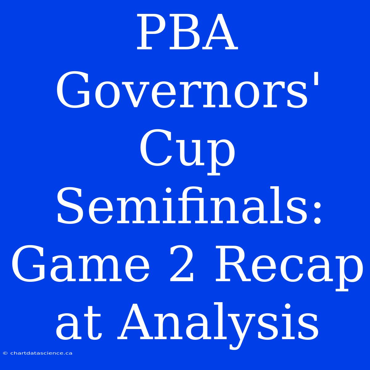 PBA Governors' Cup Semifinals: Game 2 Recap At Analysis