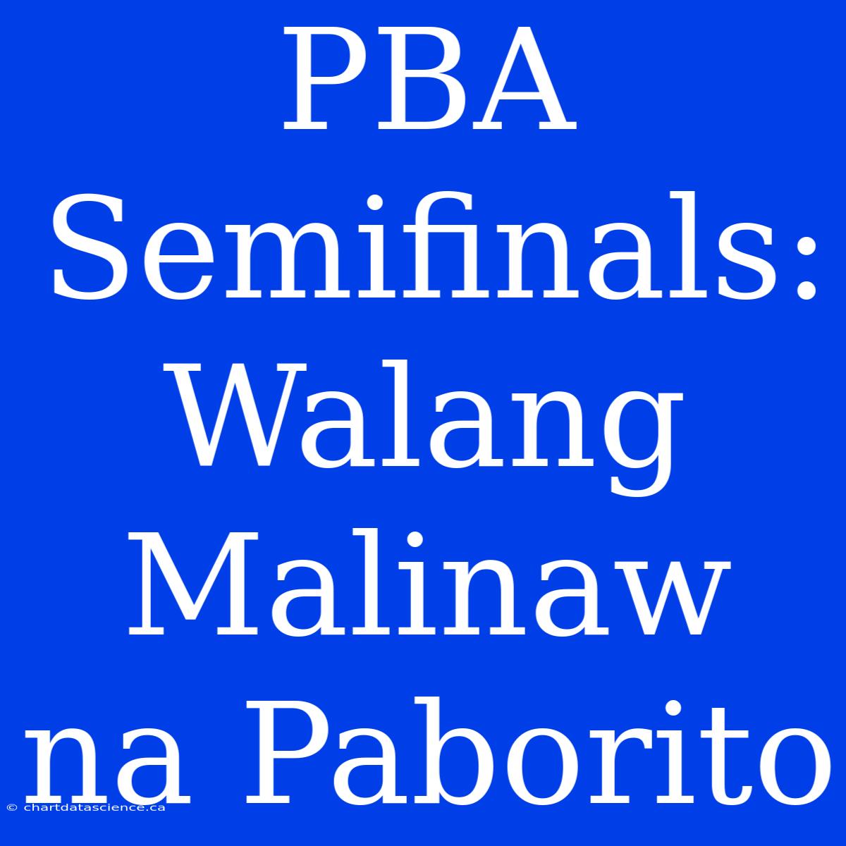 PBA Semifinals: Walang Malinaw Na Paborito