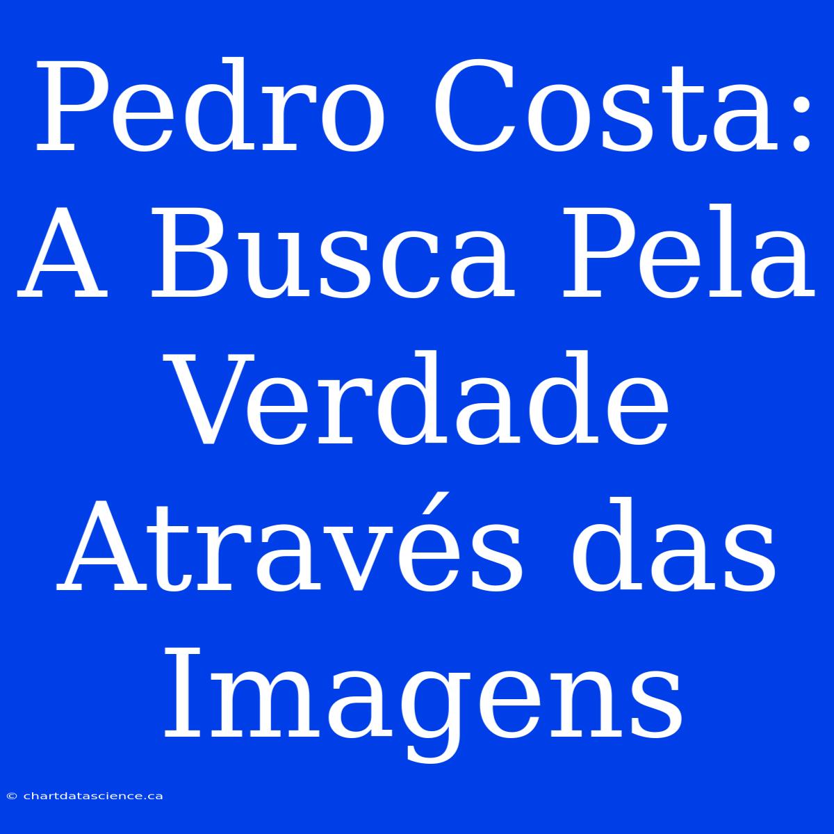 Pedro Costa: A Busca Pela Verdade Através Das Imagens