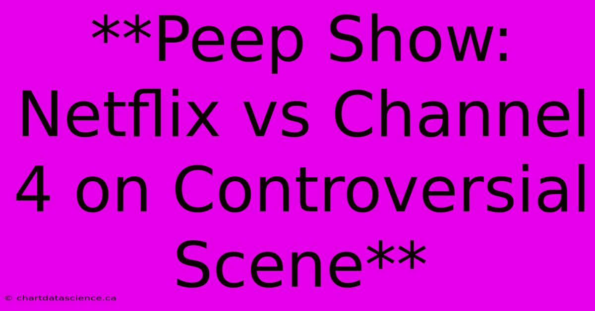 **Peep Show: Netflix Vs Channel 4 On Controversial Scene** 