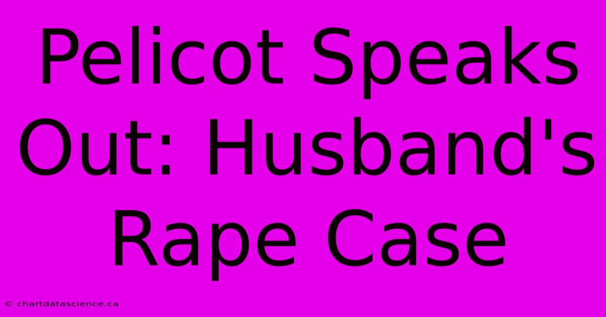 Pelicot Speaks Out: Husband's Rape Case