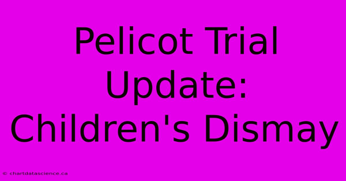 Pelicot Trial Update: Children's Dismay