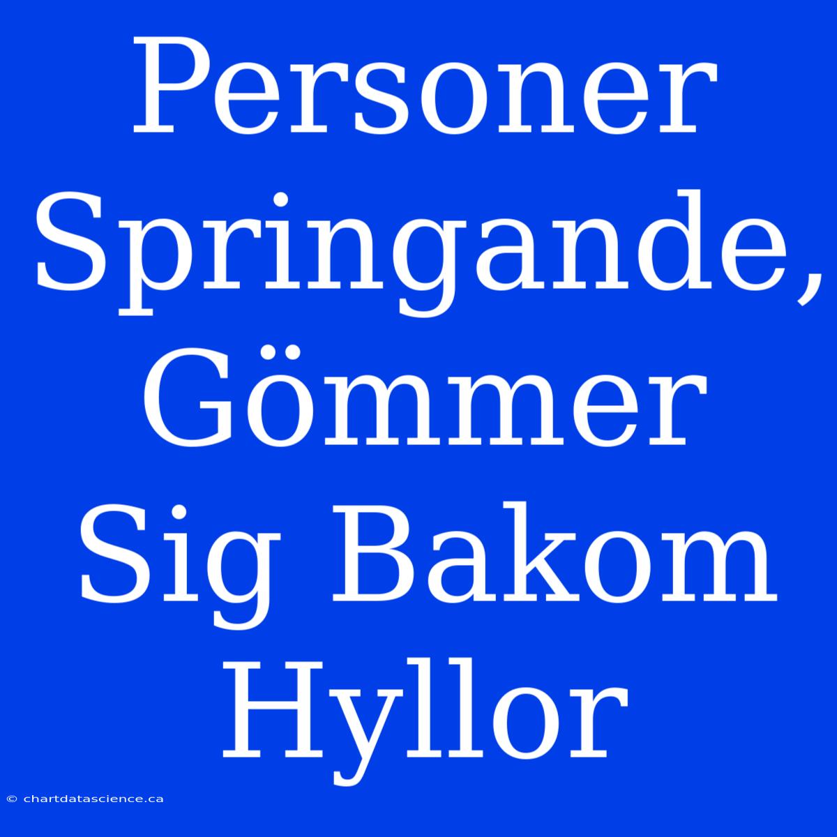 Personer Springande, Gömmer Sig Bakom Hyllor