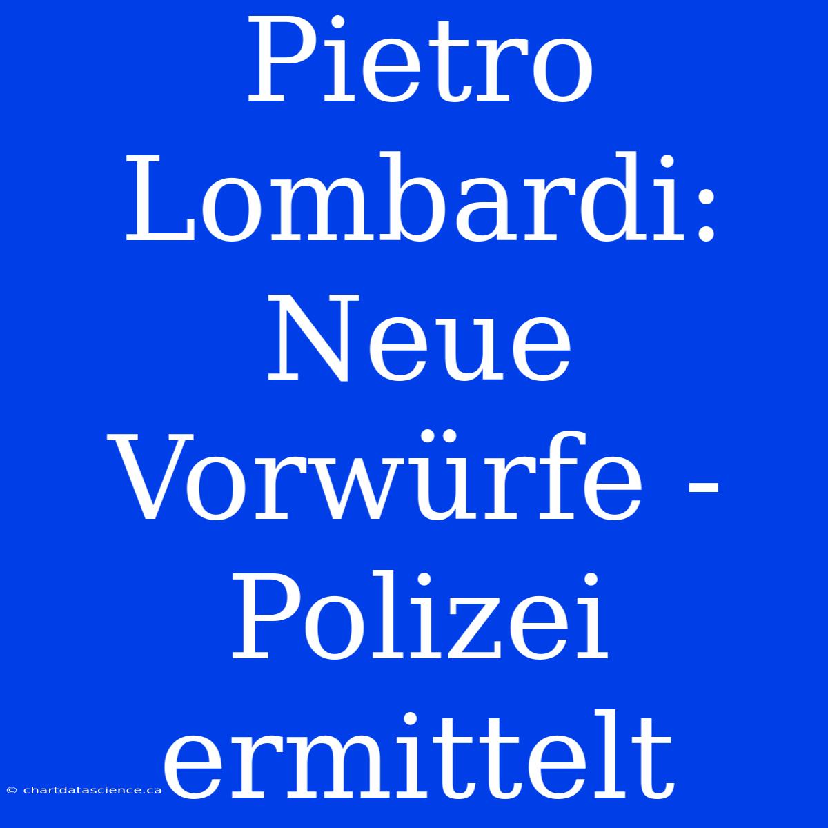 Pietro Lombardi: Neue Vorwürfe - Polizei Ermittelt