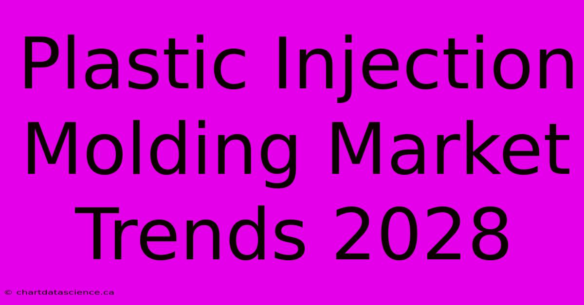 Plastic Injection Molding Market Trends 2028