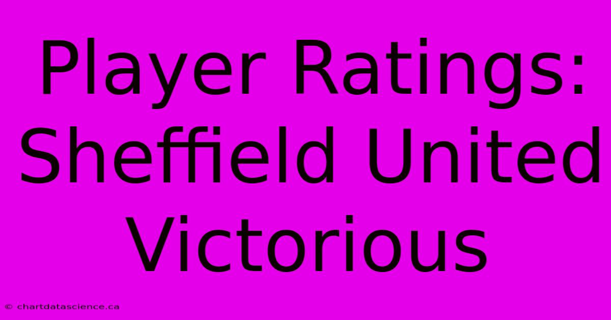 Player Ratings: Sheffield United Victorious