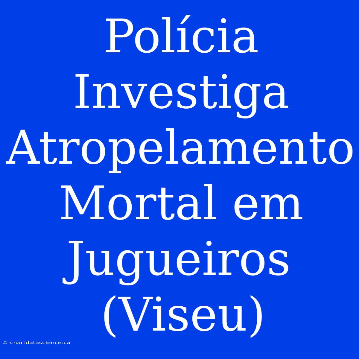 Polícia Investiga Atropelamento Mortal Em Jugueiros (Viseu)